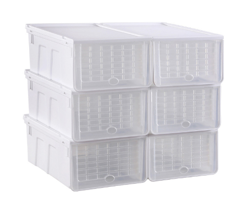 foldable plastic storage boxes transparent shoe box shoes storage