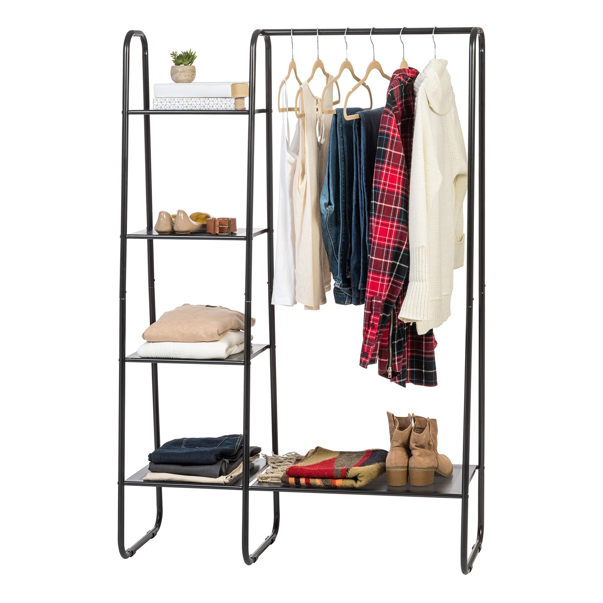 Latest Design Portable Closet Wardrobe Heavy Duty Wardrobe Closet Open Closet Shelving System Wardrobe