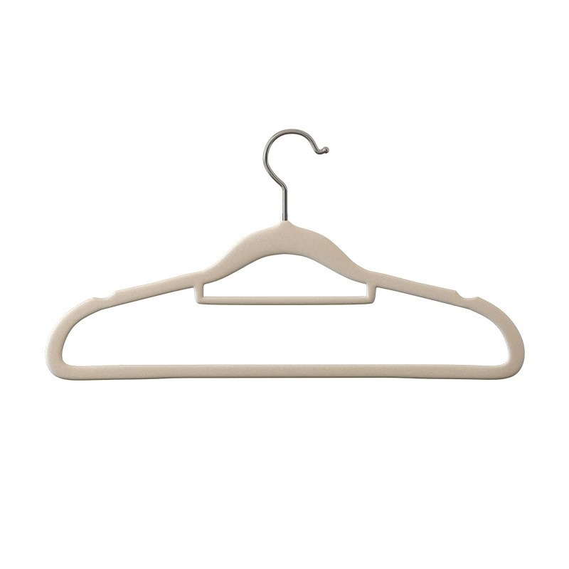 Flocking rack for household hanging clothes for non-trace anti-slip anti-shoulder corner finishing special clothes wholesale