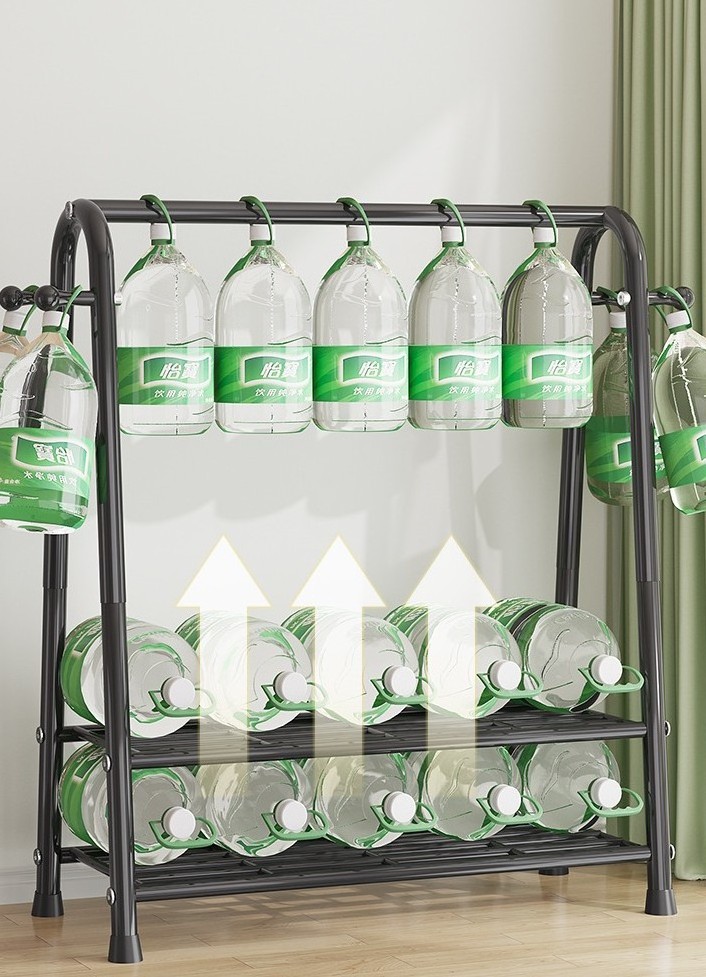 Garment Clothing Rack Hanger Organizer With Shelves Metal Coat Rack