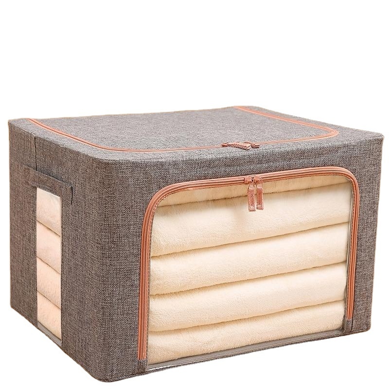 Foldable Storage Organizers Clothes Blanket Quilt Organizer Box Large Capacity Closet Sweater Storage Clothes Cabinet Organizer