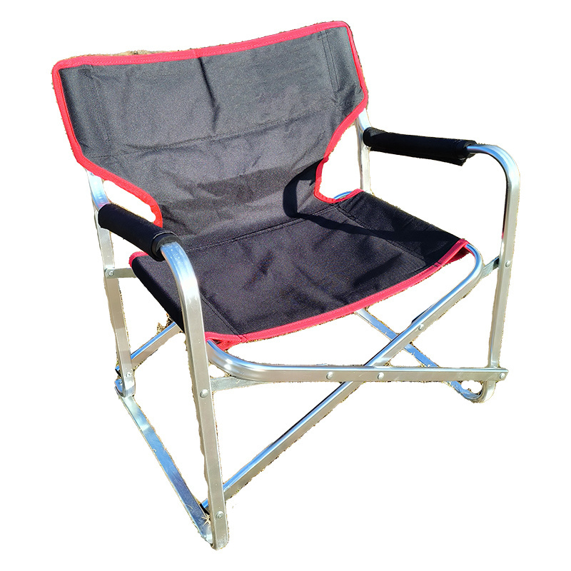 Metal oversize sadu fabric arabic  Camping chair for outdoor with Home Bar