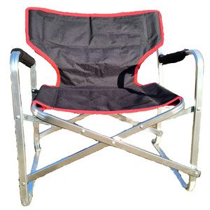 Metal oversize sadu fabric arabic  Camping chair for outdoor with Home Bar