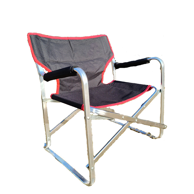 Metal oversize sadu fabric arabic  Camping chair for outdoor with Home Bar