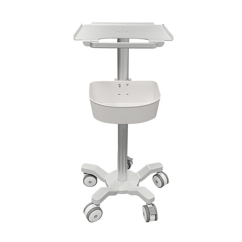 ORP Medical Computing Cart Hospital Monitor Trolley For Medical Workstation Cart With Cpu Holder