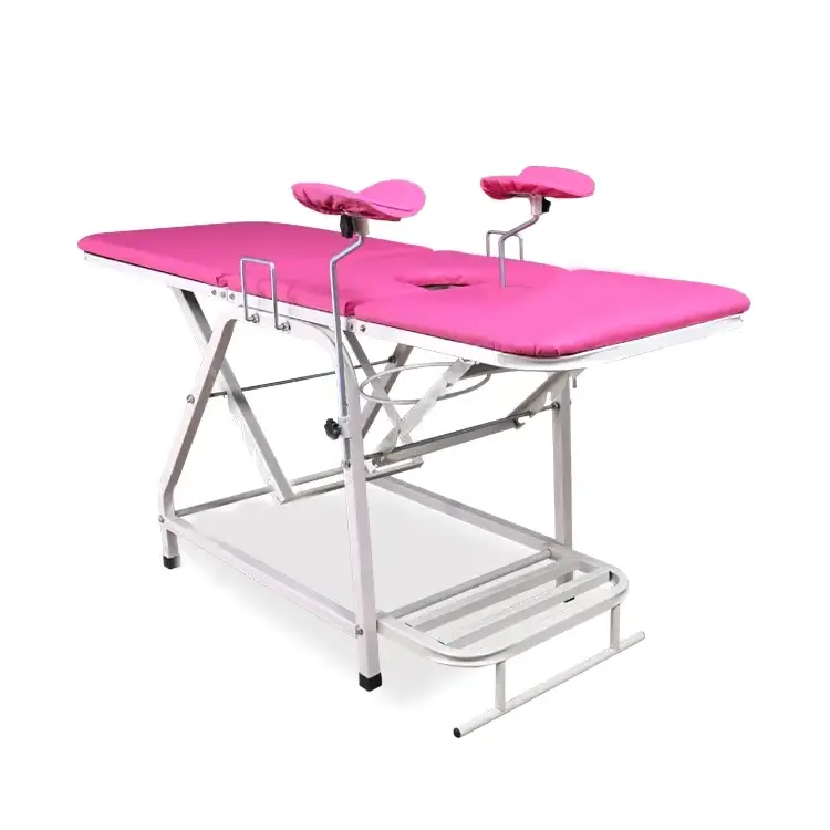 ORP-BGT01 cheap price  manual hydraulic  famale gynecology veterinary examination bed with stirrups