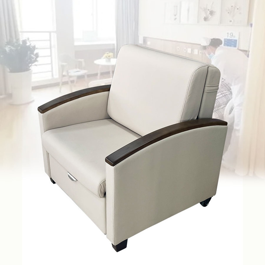 Hospital Medical Folding Chair Attendant Bed Luxurious Office Reclining Sleeping Bed Sofa Chair