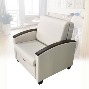 Hospital Medical Folding Chair Attendant Bed Luxurious Office Reclining Sleeping Bed Sofa Chair