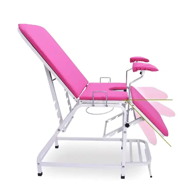 ORP-BGT01 cheap price  manual hydraulic  famale gynecology veterinary examination bed with stirrups