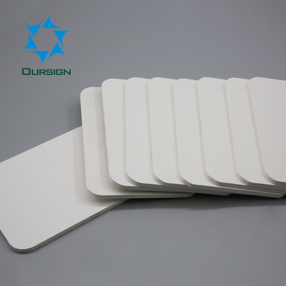 Oursign 3mm 4mm 5mm 6mm White PVC Foam Board 9mm PVC Plastic Sheet 10mm rigid/celuka PVC Foam sheet for advertising