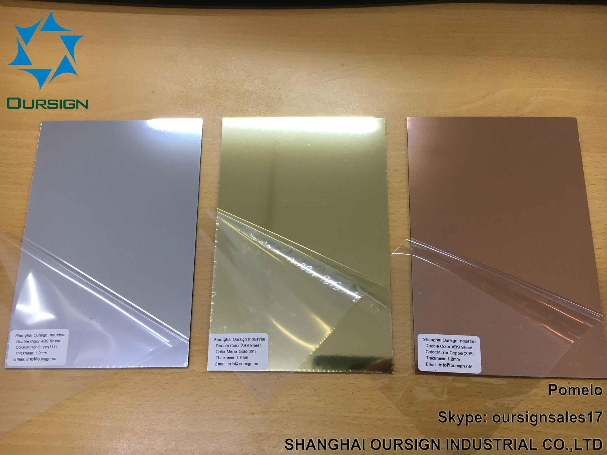 2 color ABS plastic sheet for laser engraving and CNC cutting