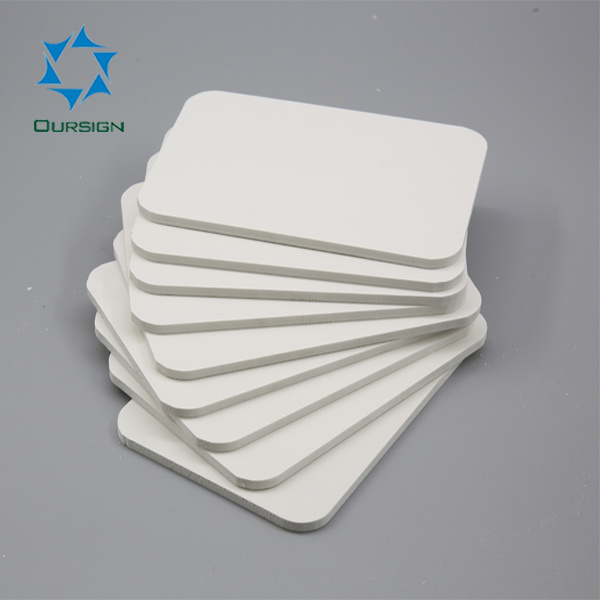 Oursign 3mm 4mm 5mm 6mm White PVC Foam Board 9mm PVC Plastic Sheet 10mm rigid/celuka PVC Foam sheet for advertising