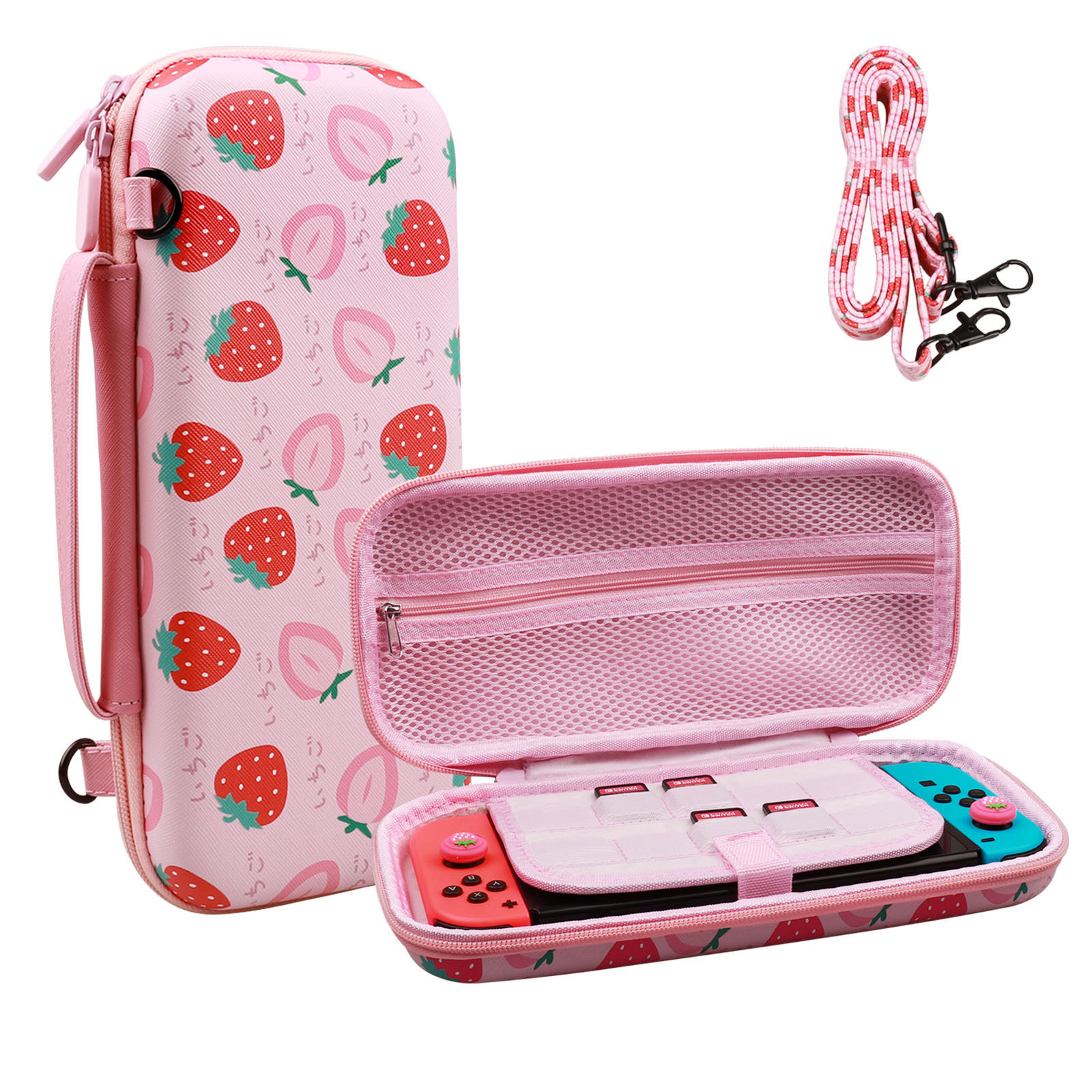 For Nintendo Switch Console Case Durable Game Card Storage NS Bags Carrying Cases Hard EVA Bag Shells Portable Carrying Bag