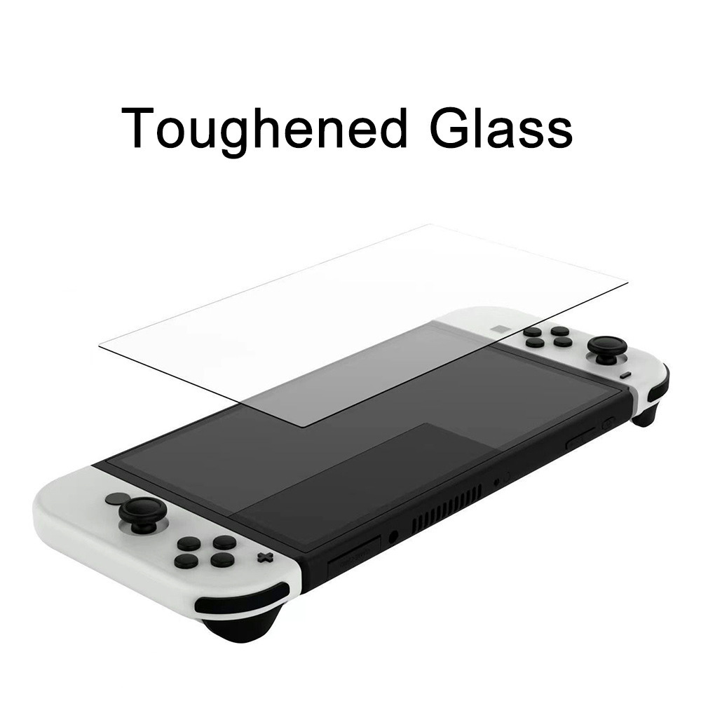 Transparent Clear Screen Protector for Nintendo Switch Oled Tempered Glass Screen Protector Tempered Glass Film