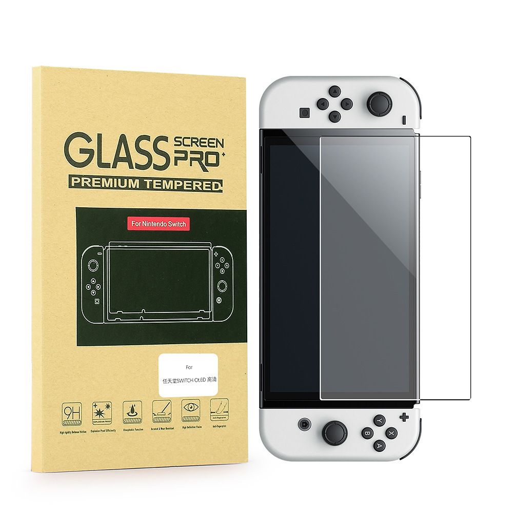 Transparent Clear Screen Protector for Nintendo Switch Oled Tempered Glass Screen Protector Tempered Glass Film