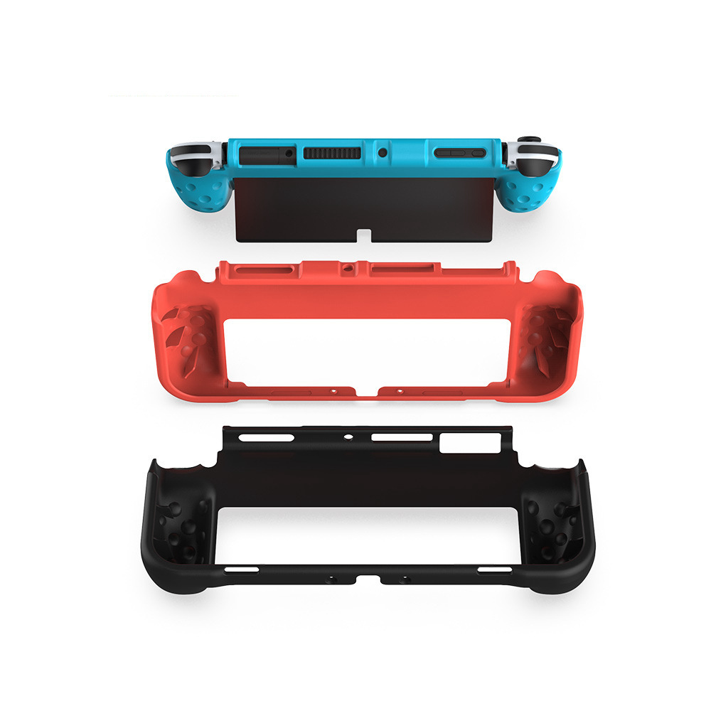 TPU Protection Grip Case Console Cover With Stand For Nintendo Switch OLED