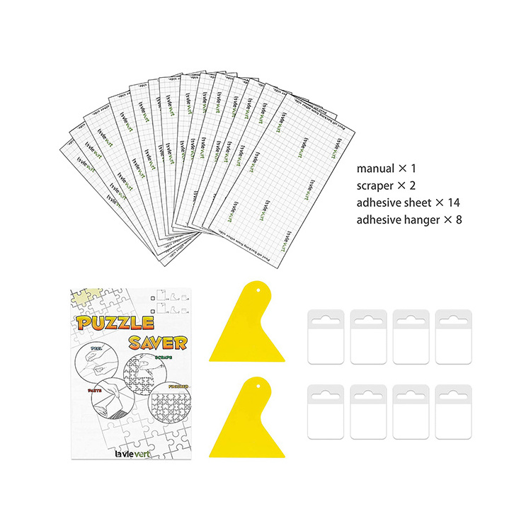 Customized No Stress No Mess Saver Peel Stickering Glue Puzzle Saver Sticker Sheets