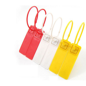 Factory Custom Anti-theft Self Locking Disposable Plastic Seal Ties With Label