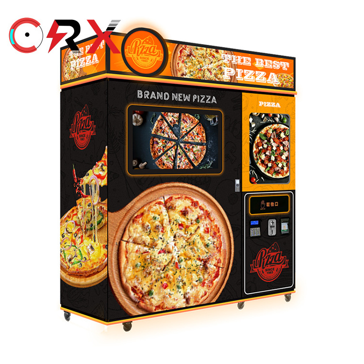 Full Automation Hot Food And Pizza Vending Machine Customized Umbrella Pizza Vending Making Machine Food