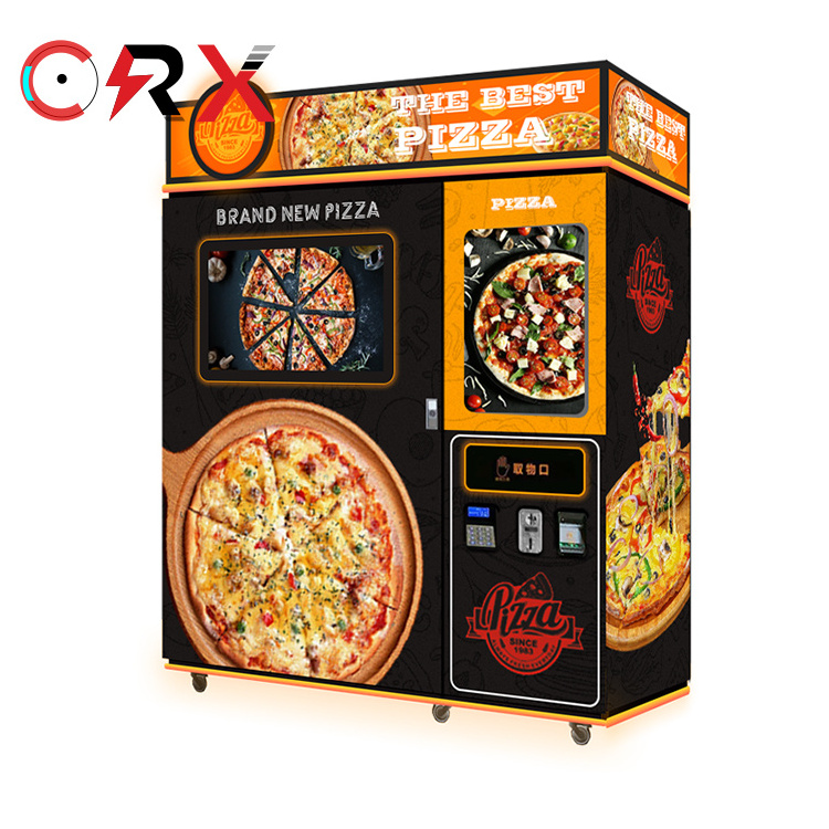 Full Automation Hot Food And Pizza Vending Machine Customized Umbrella Pizza Vending Making Machine Food