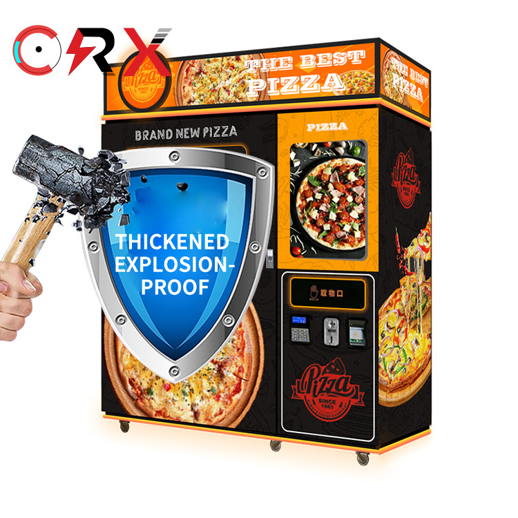 Full Automation Hot Food And Pizza Vending Machine Customized Umbrella Pizza Vending Making Machine Food