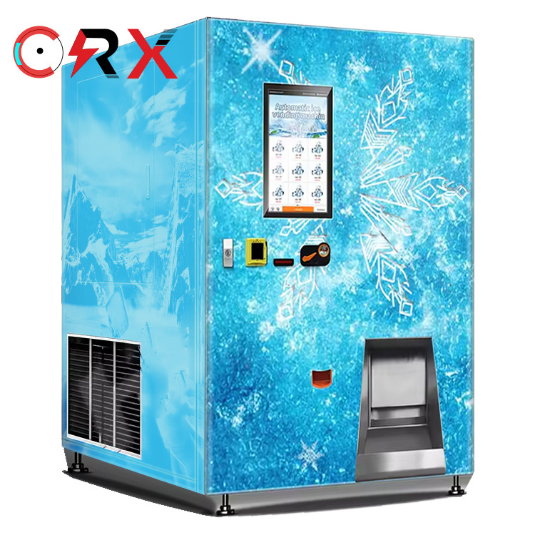 Auto Bagging Ice Maker Vending Machine Ice cube Automatic Vending Machine With R404A Refrigerator