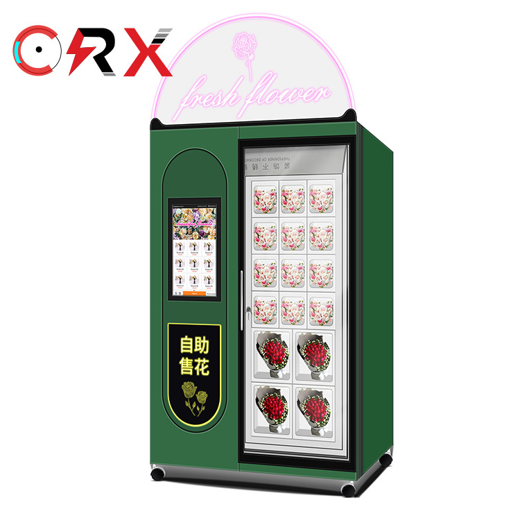 Factory Directly Sale Luxury Flower Bouquets Vending Machine Flowers Vending Machine