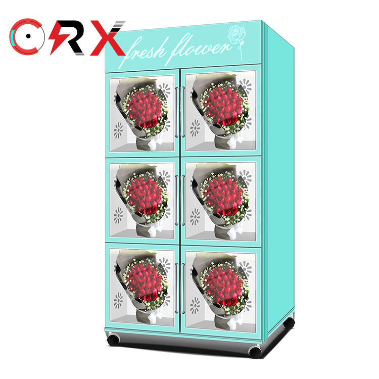 Factory Directly Sale Luxury Flower Bouquets Vending Machine Flowers Vending Machine