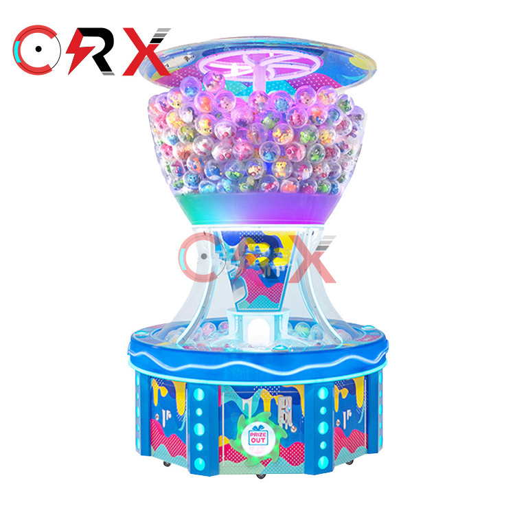 Mall Automatic Crystal Capsule Toys Arcade Games Coin Operated Toy Capsule Gumball Vending Machine