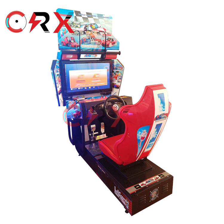 32 LCD Driving Gaming Simulator Car Racing Outrun Coin Operated Arcade Games Machine Motion Racing Simulator