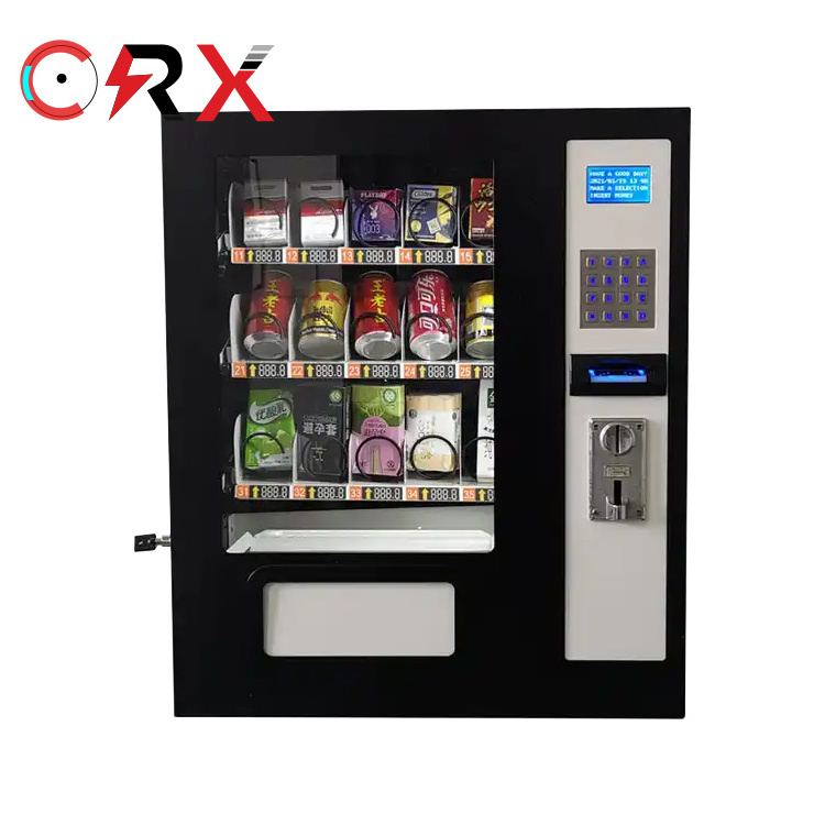 Coin Operated Vending Machine Small Combo Vending Machine Drink And Snack Mini Vending Machine