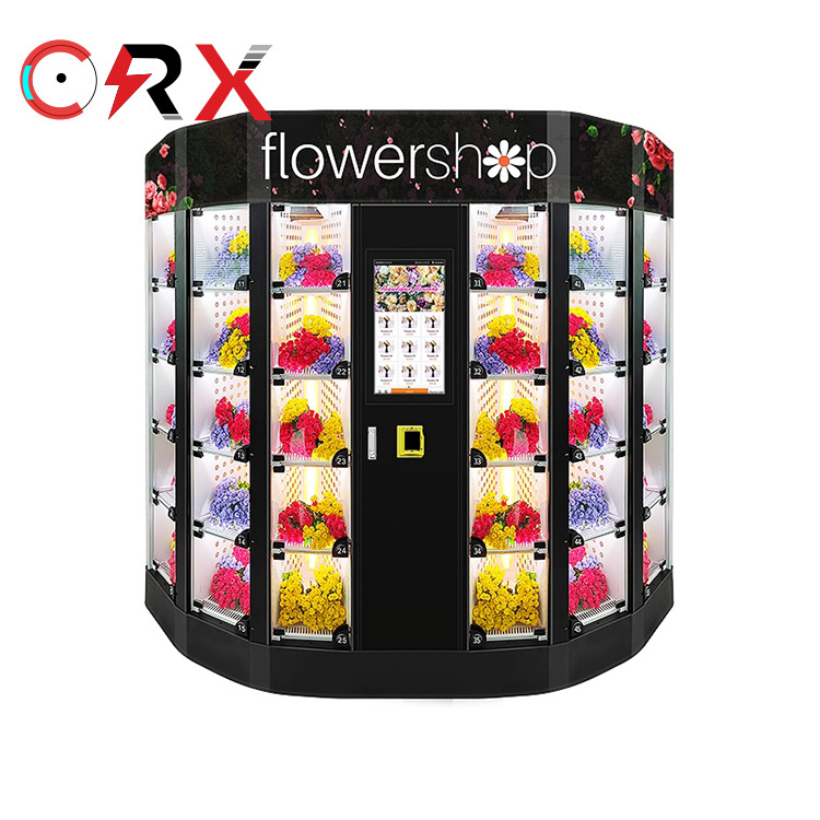 Factory Directly Sale Luxury Flower Bouquets Vending Machine Flowers Vending Machine