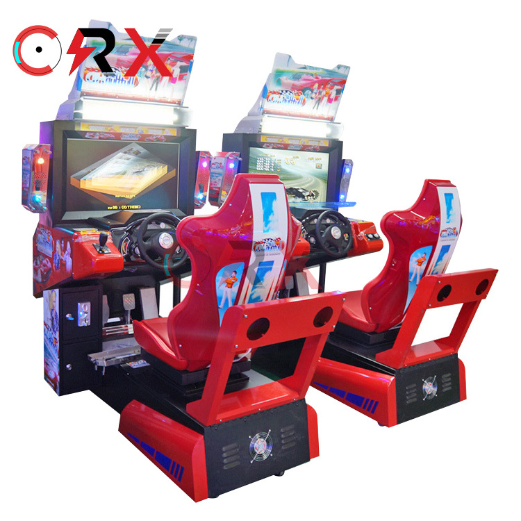 32 LCD Driving Gaming Simulator Car Racing Outrun Coin Operated Arcade Games Machine Motion Racing Simulator