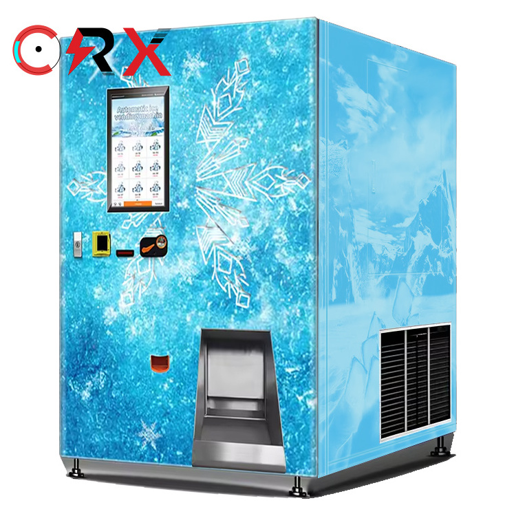 Auto Bagging Ice Maker Vending Machine Ice cube Automatic Vending Machine With R404A Refrigerator