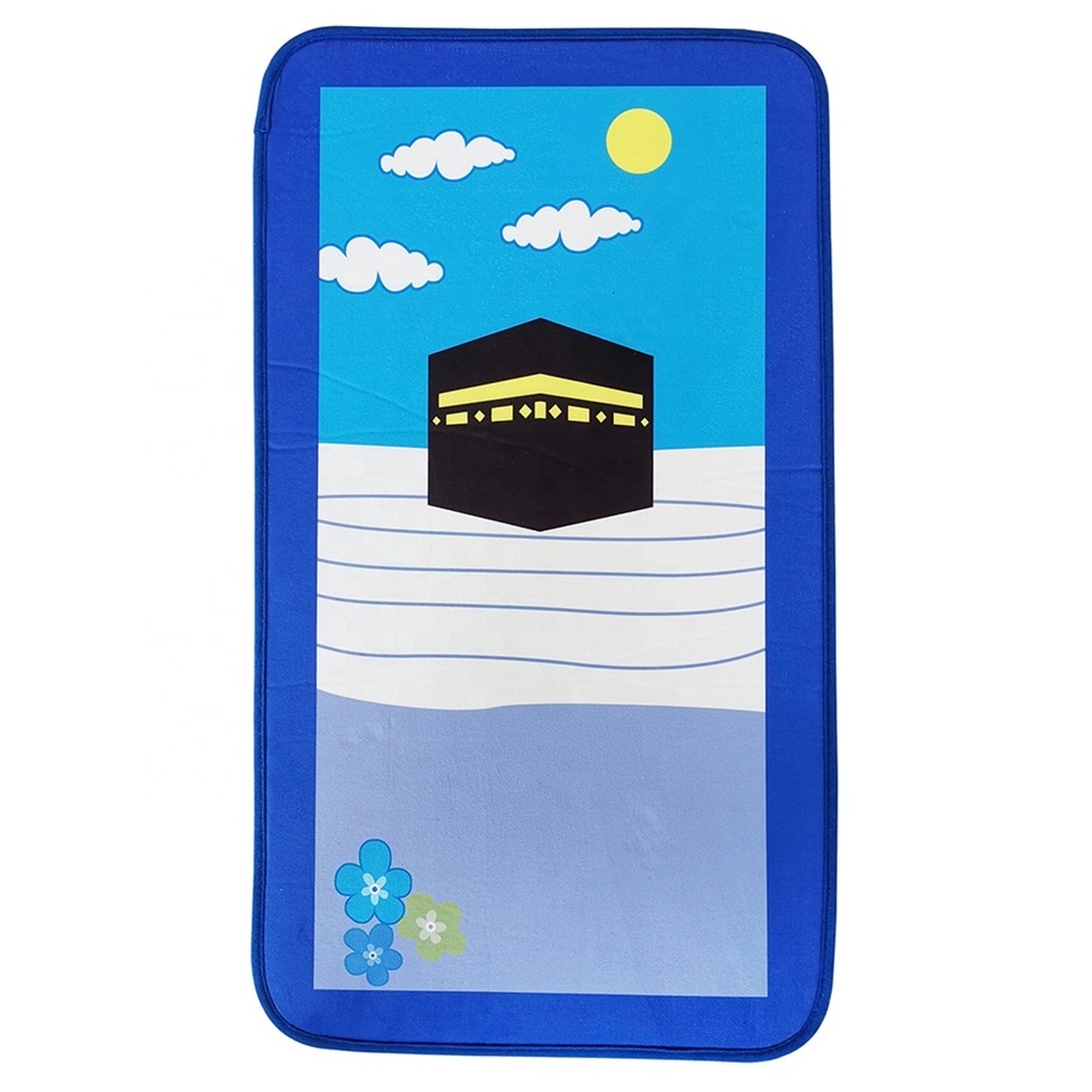 Ourwarm Custom Islamic Portable Children Padded Foam Sejadah Muslim Gift Set Tapis De Priere Musulmane enfant Prayer Mat for Kid