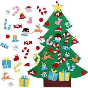 Ourwarm DIY 26 pcs Ornament Wall Hanging Felt Christmas Tree Decoration For Children