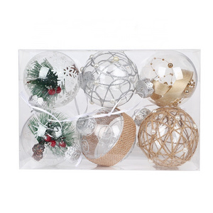 OurWarm Christmas Ball Tree Ornaments Christmas Gifts Otros Navidad Decoraciones Large Clear Ball Christmas Bauble