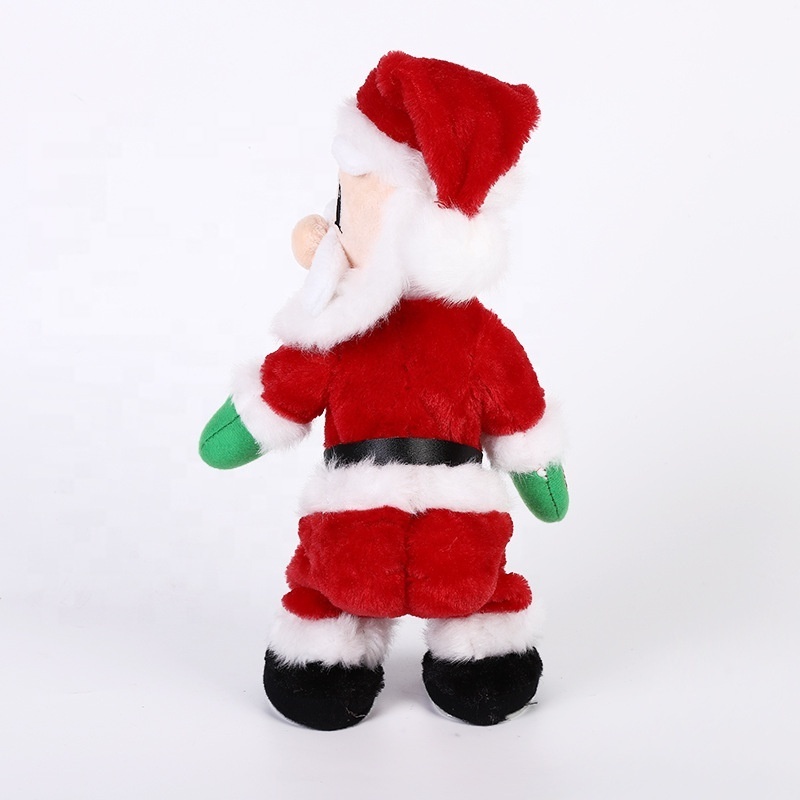 Ourwarm Navidad Music Climbing Santa Dancing Santa Doll Christmas Decorations Toy Electric Santa Claus