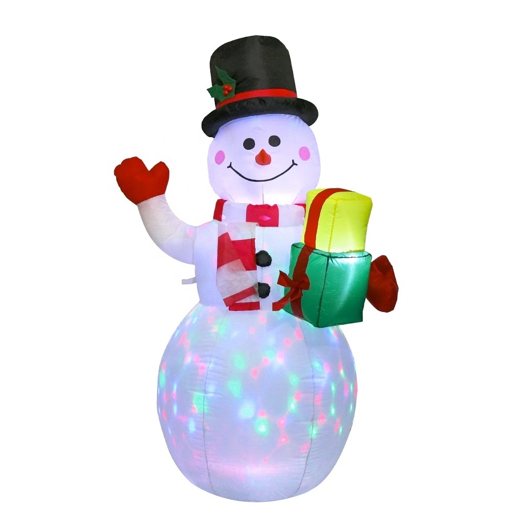 Ourwarm  Musical Outdoor Yard Decoration Blow up Snowman Santa Claus Tree Christmas Inflatable