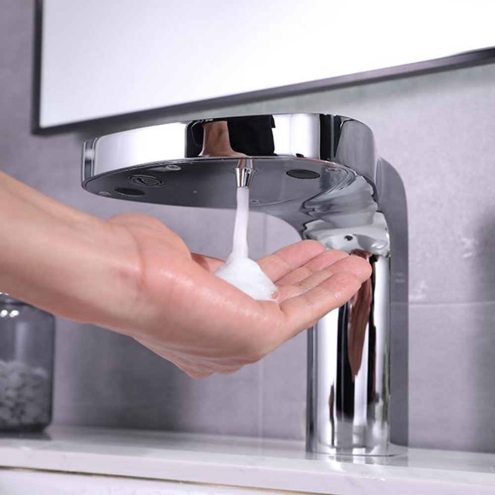 Oury 2 In 1 Automatic Sensor Foam/Liquid Faucet and Soap Dispenser High Quality Liquid Soap Dispensers Faucet  Y5601A