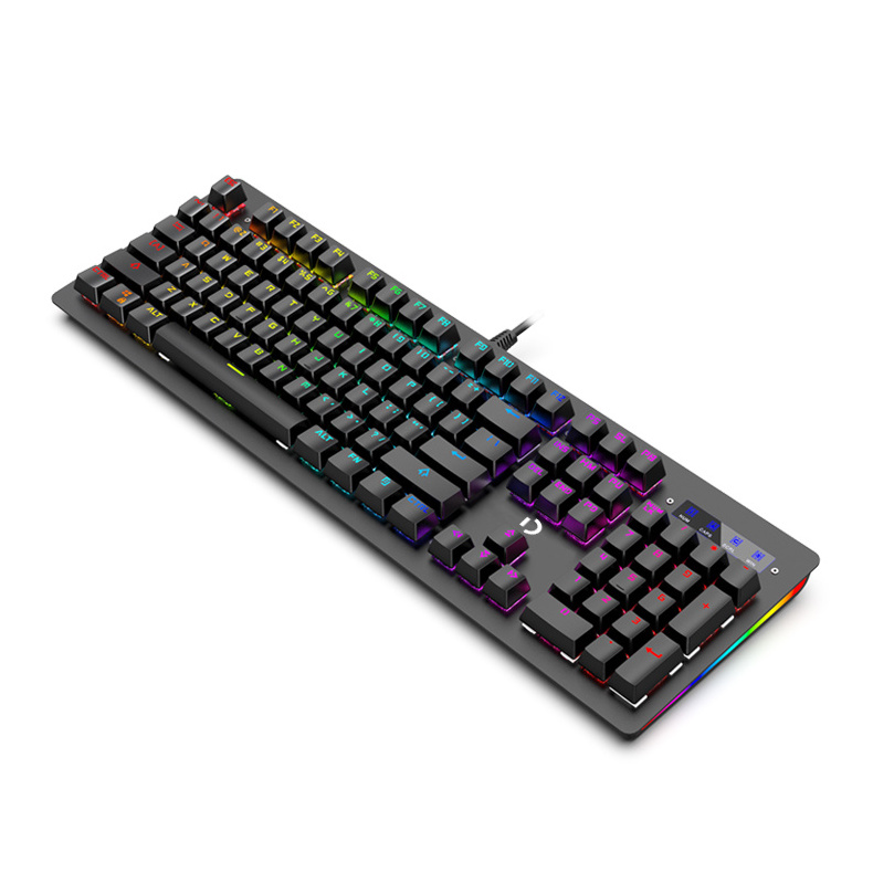 104 Keys Gaming Keyboard Flexible Wired Compact Keyboard Jedel Keyboard Applicable To Windows, Vista And Mac