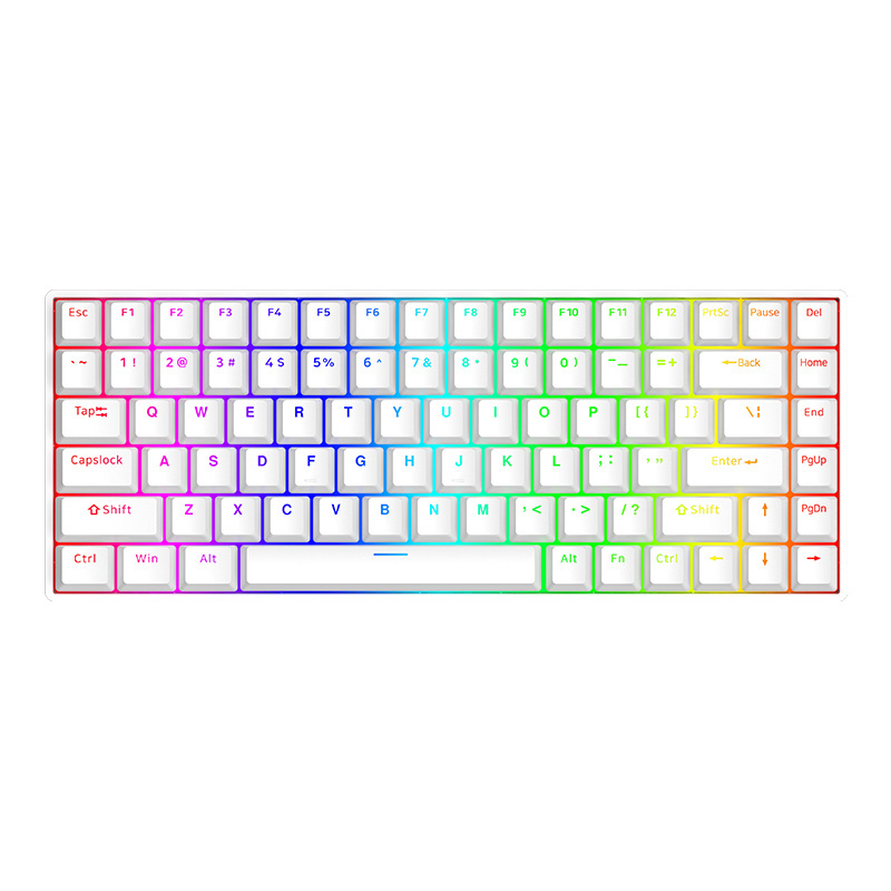 OUSAID DK84 Unleash Your Skills with High-Performance Gaming Mechanical Keyboard RGB Backlit Wireless Keyboard