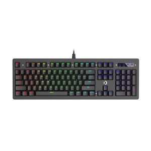 104 Keys Gaming Keyboard Flexible Wired Compact Keyboard Jedel Keyboard Applicable To Windows, Vista And Mac