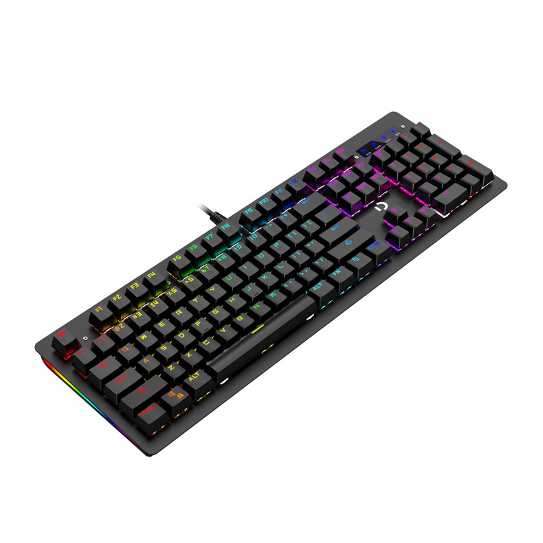 104 Keys Gaming Keyboard Flexible Wired Compact Keyboard Jedel Keyboard Applicable To Windows, Vista And Mac