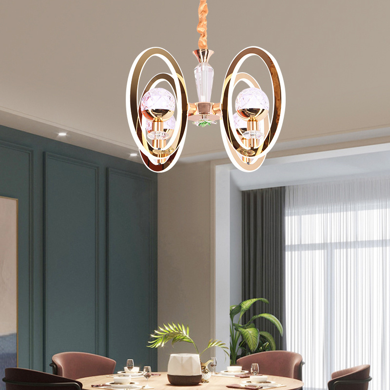 Modern chandelier lamp pendant led pendant light for living room bedroom bar dining room