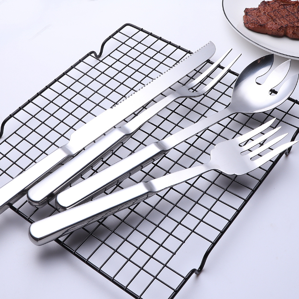 Factory price  kitchen utensils stainless steel Skimmer, ladle, turner, salad serving set