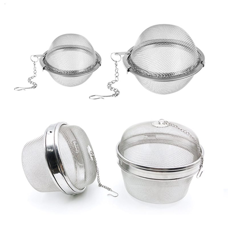 Ball Shape Tea Accessories 18/8 stainless steel metal mesh tea infuser