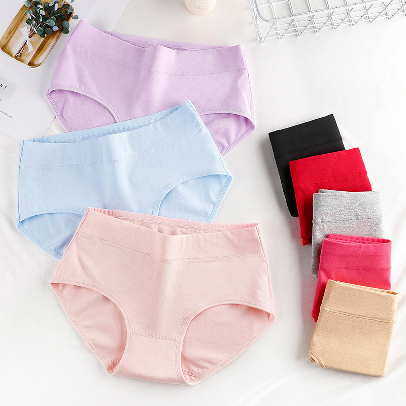 M-3XL Cotton Comfortable Panties Soft cotton mature ladies panty women undergarments ladies cotton underwear women