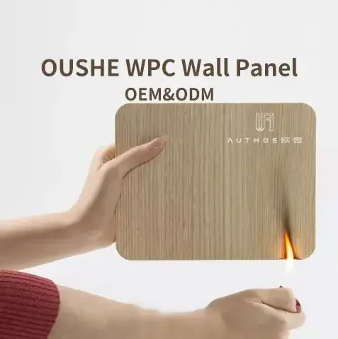 oushe ceiling wpc pvc spc 3d hexagon gold 3d wall boards upholstered fabric wall panels