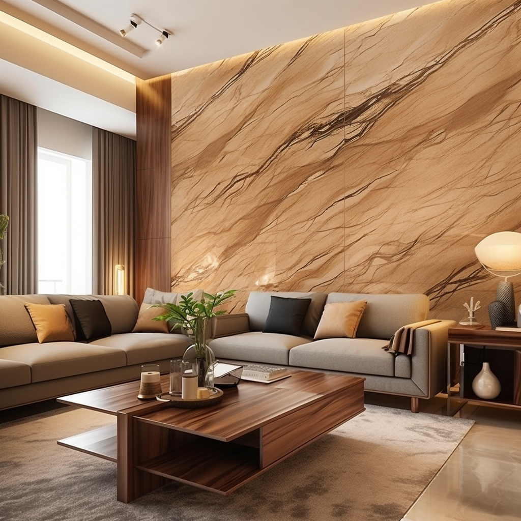 4x8 wood marble 3d pvc stone wall panels interior home decorative wpc